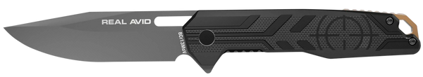 Real Avid Rav-7 Knife Assisted - Folding 3.25" Blade Gray Alum.