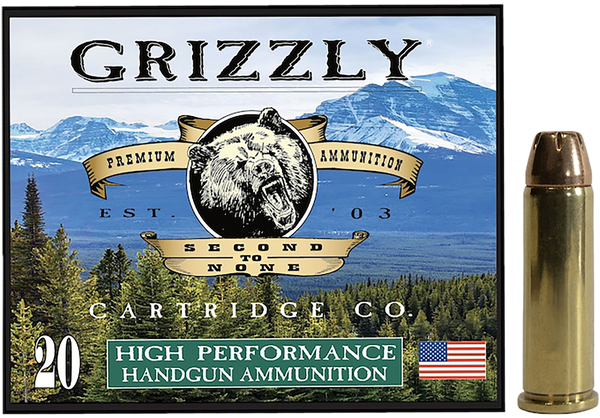 Grizzly Ammo GC38SP3   38Special 148gr Jacketed Hollow Point 20 Per Box/10 Case