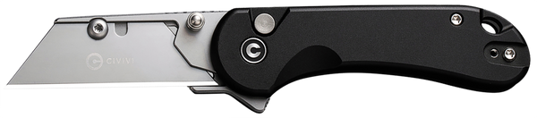 Civivi Utility Knife Elementum - 2.26" Black W/3 Extra Blades<