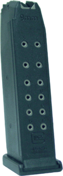 This is a factory Glock magazine for the G19 9mm (Gen 4), 15 round capacity.