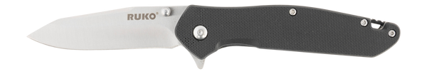 RUKO RUK0187BK    420A 3.25"TACT BLK GFR FOLDING