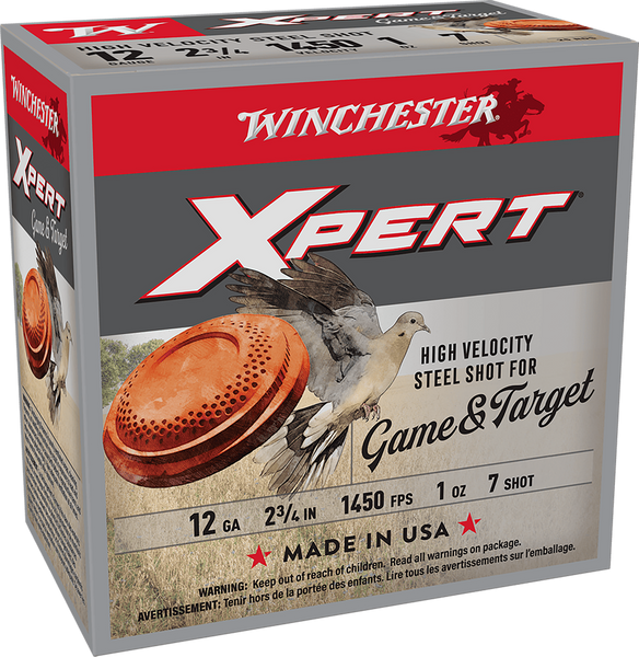Winchester Ammo WE12GTHV7 Xpert Game & Target 12Gauge 2.75" 1oz 7Shot 25 Per Box/10 Case