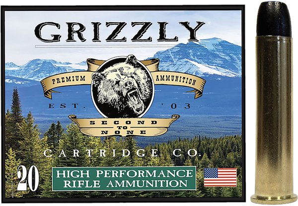 Grizzly Ammo GC45/701   45-70Gov 405gr Round Nose Flat Point 20 Per Box/10 Case