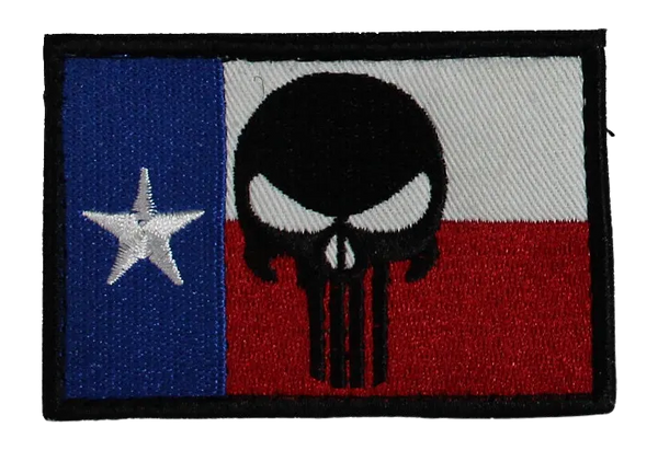 SME FLGTXPUN      TEXAS FLAG W/PUNISHER
