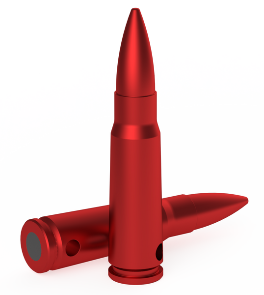 Birchwood Casey BC-DCTR-762 Duracap Training Rounds 7.62X39 Aluminum 4PK