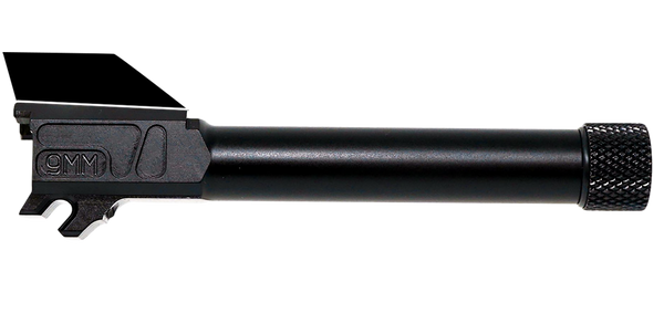 Faxon Firearms 365A910NXNOQ-T Duty Series  9mm Luger Threaded Black Nitride Chrome Moly Vanadium, Fits Sig P365 XL