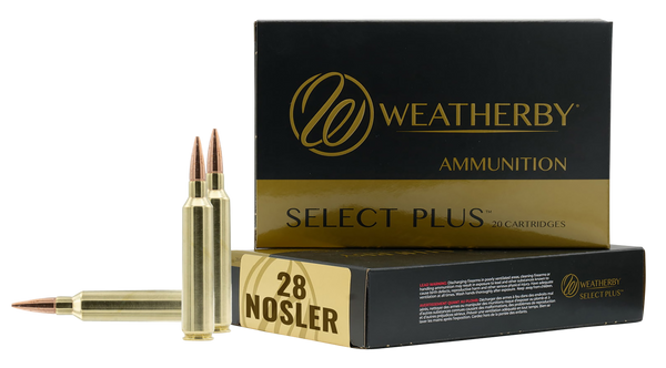 Weatherby Ammo 28 Nosler 150gr - Scirocco 20rd 10bx/cs!!