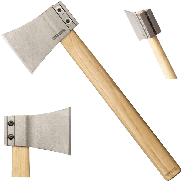 Cold Steel CS90AXA Professional Thrower 4" Blade 1055 Carbon Steel Blade American Hickory Handle 16"