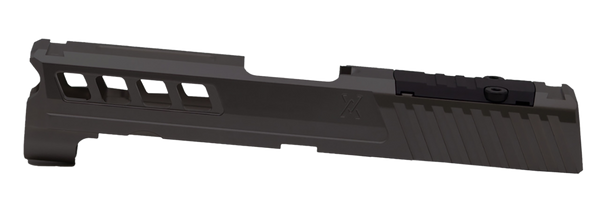 True Precision Inc TPSHCPSBCRMS Axiom Pro Optic Cut Slide Fits Springfield Hellcat Black DLC Anodized 416R Stainless Steel