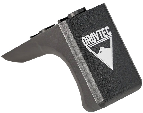GrovTec US Inc GTHM321 G-Stop Reversible Hand Stop Black Anodized Aluminum