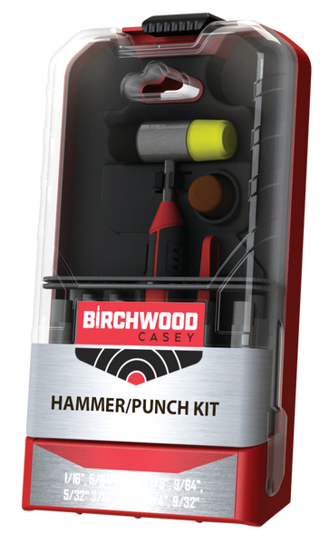 Birchwood Casey ARPNCHHMKIT Hammer & Punch Kit  Black/Red AR Platform Firearm 19 Pieces