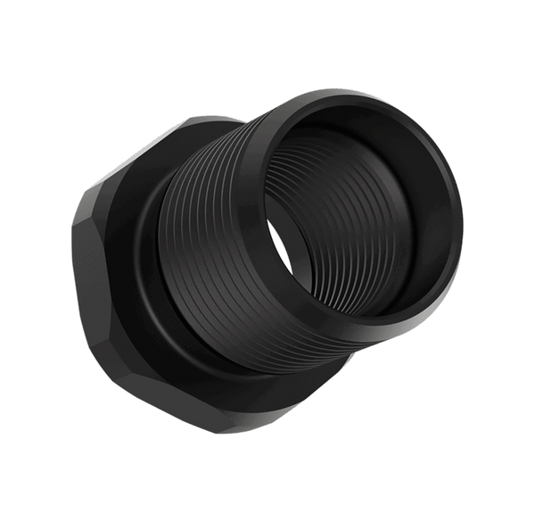 Liberty Precision Machine LPM-2022  Thread Adapter Fits 1/2"x28 to 5/8"x24 Stainless Steel Black