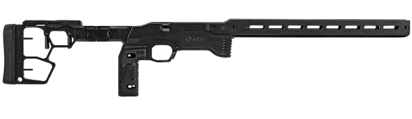 Mdt Sporting Goods Inc 114882BLK ACC Premier Gen2 Chassis System Cerakote Black Aluminum Fits Ruger American Rimfire Right Hand