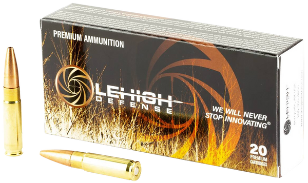 Lehigh Defense LA300BLK115CC Controlled Chaos 300Blackout 115gr 20 Per Box/10 Case