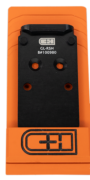 C&h Precision GLRSH V4 MIL/LEO Adapter  Black Anodized Trijicon/Holosun Pattern Footprint