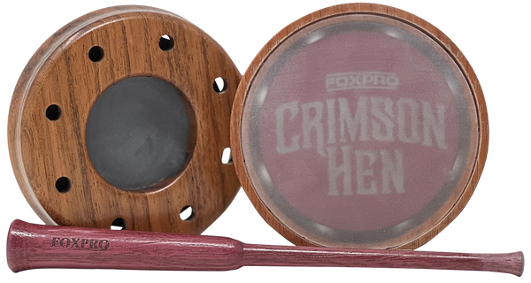 Foxpro CRIMSONTIP Crimson Tip Friction Turkey Sounds Cherry Wood
