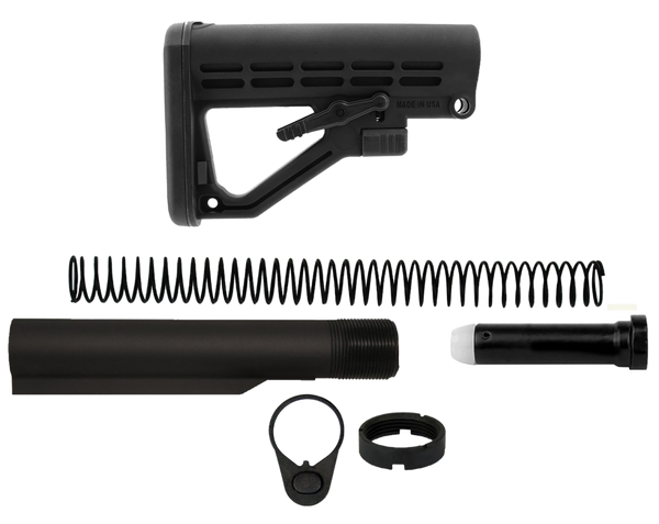 TacFire MAR050B Mil-Spec Buffer Tube  Black Matte AR-15
