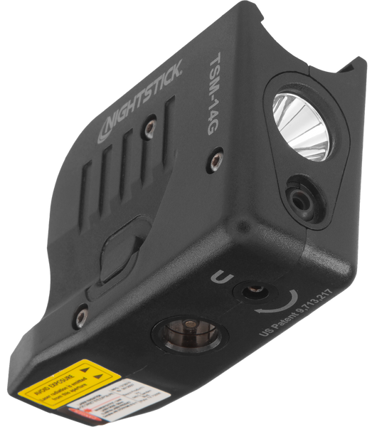 Nightstick TSM14G Light with Green laser for Glock 43X MOS/48 MOS  Black 150 Lumens White LED