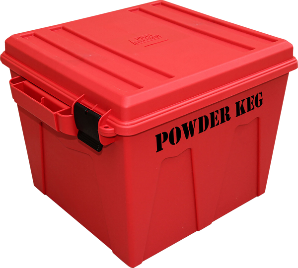 MTM Case-Gard PK12 Powder Keg Storage Container Red Polypropylene Plastic