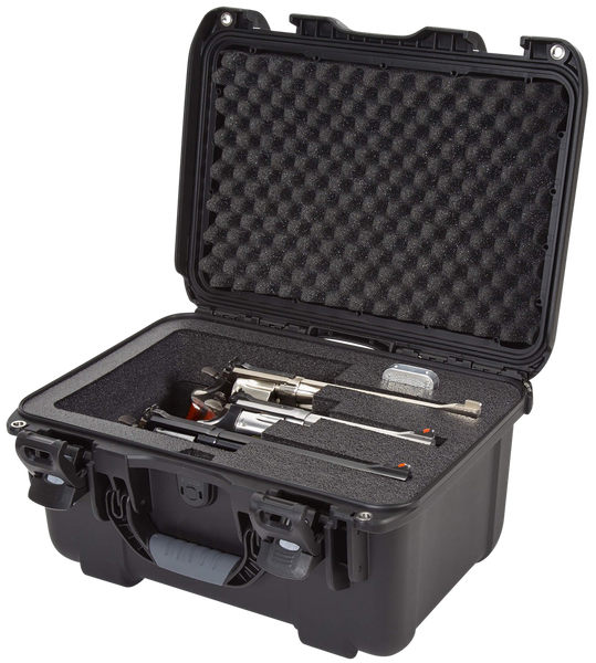 Nanuk 918REV01 918 3 Up Revolver Case Black Polymer w/ Foam Padding & Latches 14.90" L x 9.80" W x 8.60" H Interior Dimensions