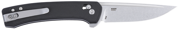 Crkt Q Compact 3.05" Plain - Edge Black Stnwsh Crossbar