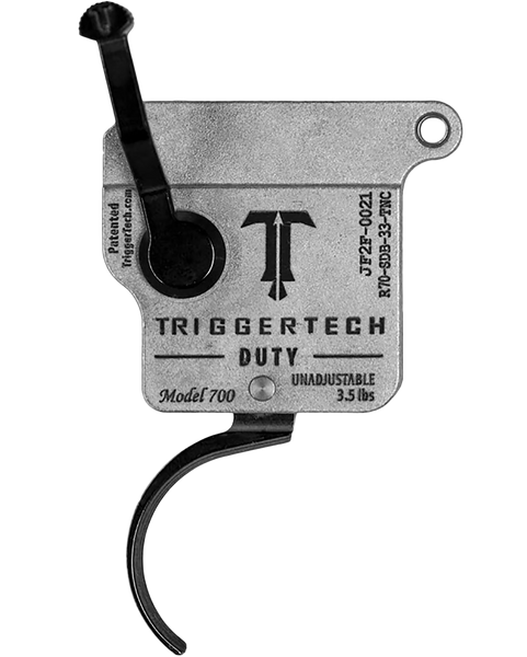 TriggerTech R70SDB33TNC Special  Black Single-Stage Curved Fits Remington 700 Right