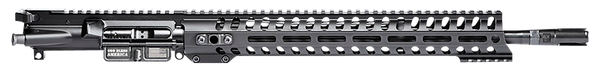 Patriot Ordnance Factory  Minuteman Complete Upper 5.56x45mm NATO 16.50" Black Nitride Barrel Aluminum Black Anodized Receiver 14.50" M-LOK Handguard Lo Pro DI Gas Block (Mid Length)