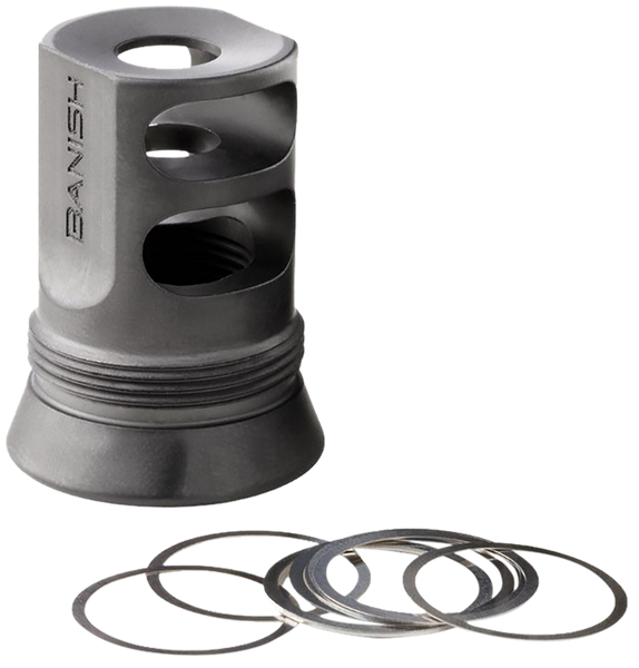 Banish Suppressors 4581 - Muzzle Brake 30gold 5/8x24