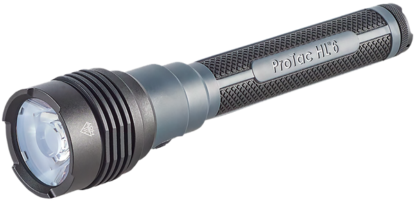 Streamlight 88131 ProTac HL 6 Flashlight  Black Anodized 450/1,500/5,300 Lumens White LED