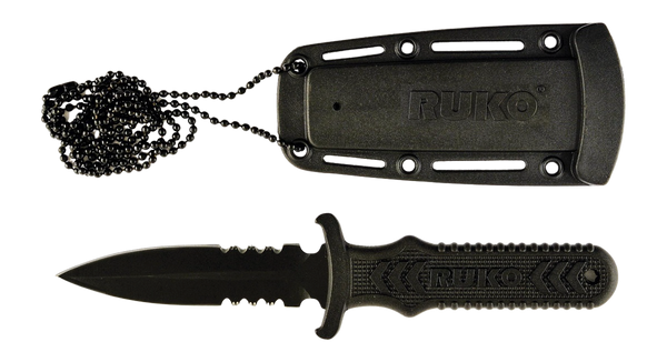 RUKO RUK0097         440A TIN 3"NECK/BOOT KNIFE