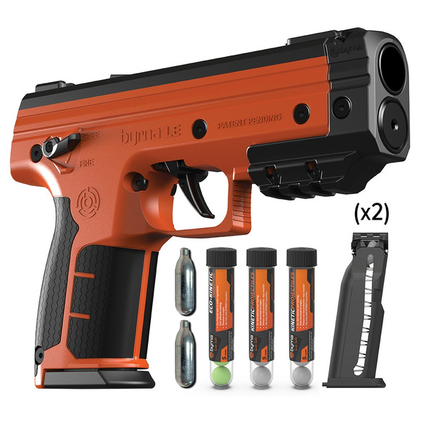 Byrna Le Universal Kit Orange - W/2 Mags & Projectiles