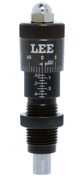 Lee Precision 92140 Micrometer Factory Crimp Adapter Black/Clear 38 Special Pistol Firearm