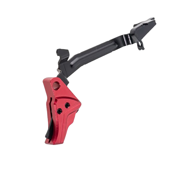 Tyrant CNC TDGTRIG34REDBLACKBAR I.T.T.S Trigger/Bar Red/Black Fits Glock Gen3-4
