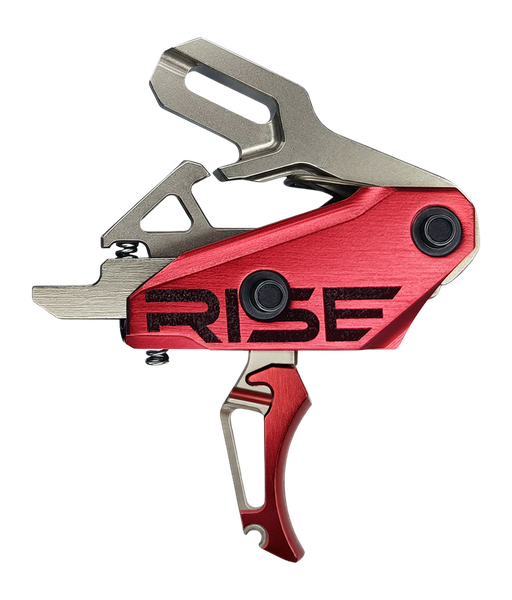 Rise Trigger Rev 535 Slide And - Snap Built In Pins Silver/red