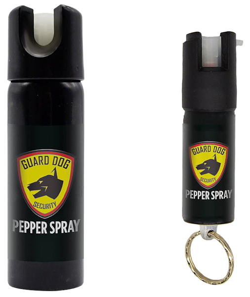SKYLINE USA INC PSGDHA Pepper Spray  Range 16 ft 2 Pack 0.5oz/3oz Features Invisible UV Dye Includes Keychain