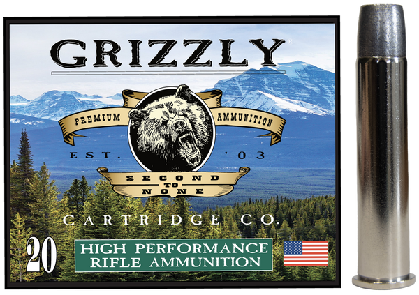 Grizzly Ammo GC45/70+P8   45-70Gov+P 460gr Wide Long Nose Gas Check 20 Per Box/10 Case