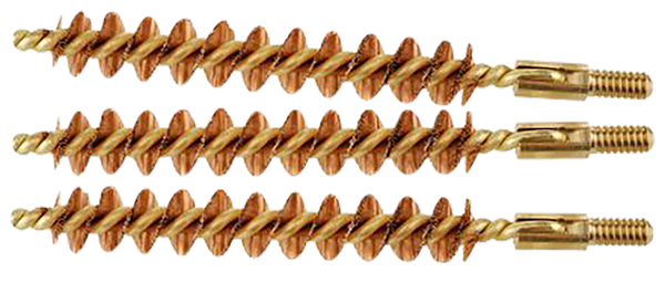 Tipton 868556 Bore Brush Set  30/32 Cal Rifle Firearm Brass Bronze Bristles 3 Per Pkg