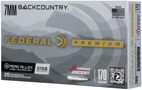 Federal 7mm Bc 170gr Terminal - Ascent 20rd 10bx/cs