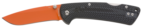 Browning 3220499 Back Country  Small Fixed Deep Belly Skinner Plain D2 Steel Blade/G10 Handle