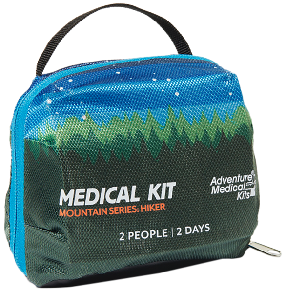 Adventure Medical Kits 01001021 Mountain Hiker Medical Kit First Aid Water Resistant Orange/Blue