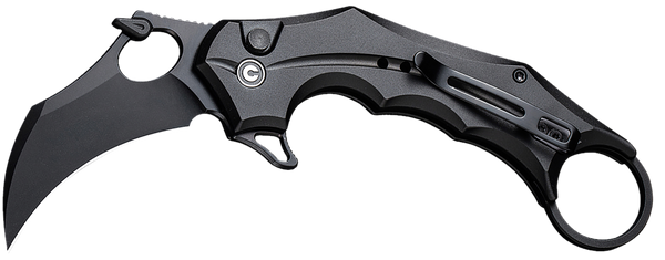 Civivi Knife Incisor Ii 2.02" - Black Aluminum/black V-blade