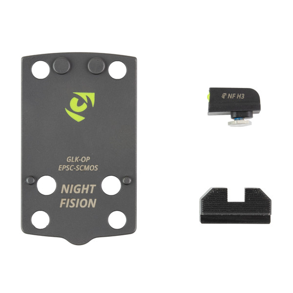 Night Fision Optic Plate & NS - Combo Eps Carry To Glock 43x