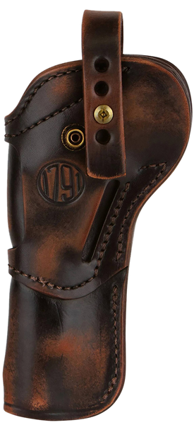 1791 Gunleather SARVH55VTGA Single Action 5.5 Open Carry Vintage Leather Belt Ambidextrous