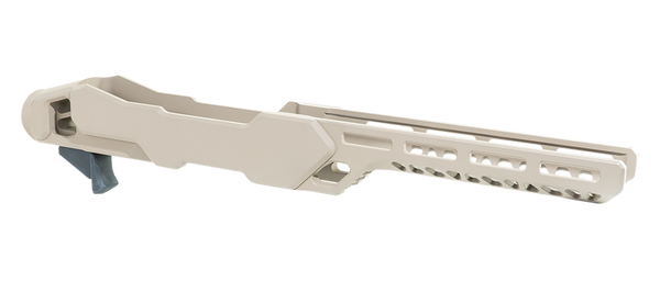 Timber Creek Outdoors ERC1022FDE Enforcer Rifle Chassis Flat Dark Earth Aluminum Fits Ruger 10/22 Compatible w/ MSR Buffer Tubes