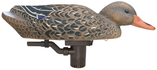 Higdon Outdoors 54084 Battleship Swimmer Pro Mallard Hen Foam Filled Features Built-In Timer