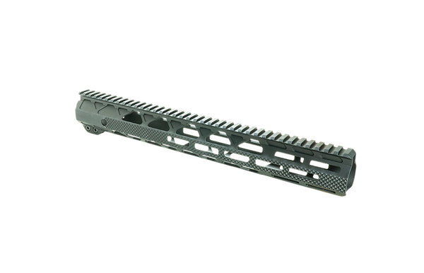 Timber Creek Outdoors G15HGBL Greyman  Aluminum 15" M-LOK Handguard for AR-15