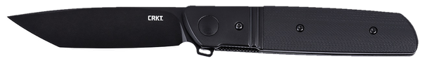 Crkt Bamboozled 3.3" Tanto - Assisted Black/black D2