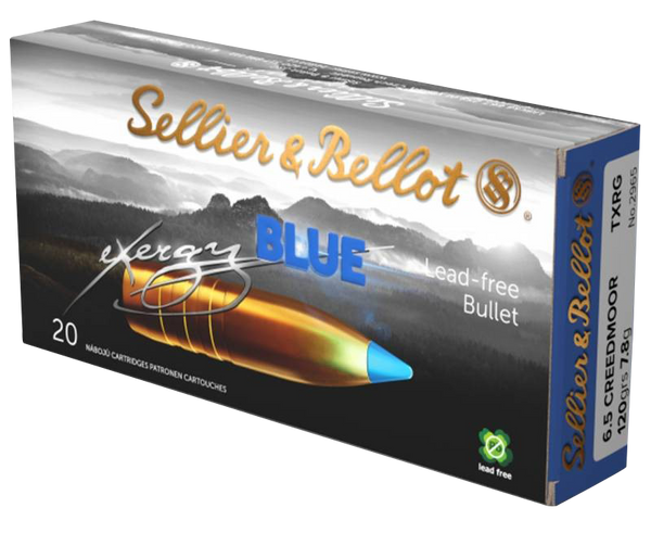 S&b 6.5 Cm 120gr Txrg Blue - 20rd 12bx/cs