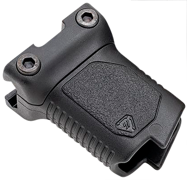 Strike Industries ARCMAGRAILSBK Angled Vertical Grip Short Black Polymer with Cable Management Storage for Picatinny Rail