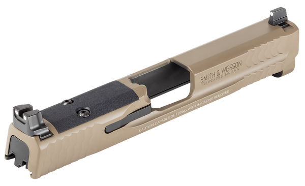 Smith & Wesson 14478 Slide Assembly  Fits S&W Shield 9mm Flat Dark Earth Optic Ready/Serrated Slide